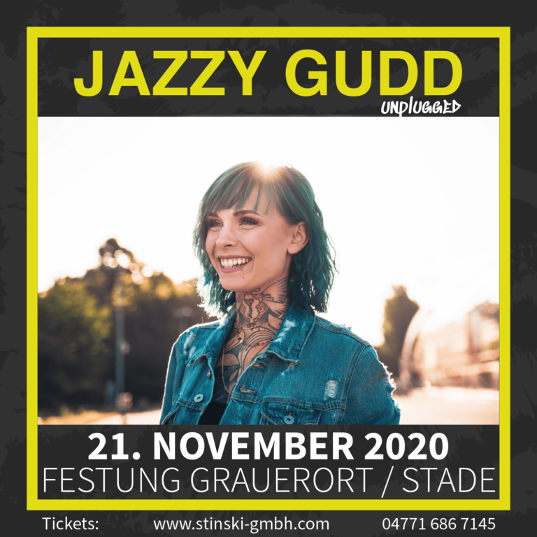 Jazzy Gudd am 21.11. Unplugged in der Festung Grauerort ...